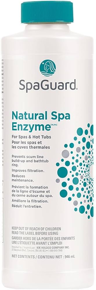 Amazon.com : SpaGuard Natural Spa Enzyme - 1 qt : Swimming Pool
